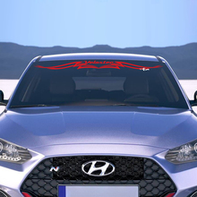 Adesivo decalcomanie del parabrezza per Hyundai Veloster
 3