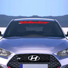 Adesivo Lettering Marchio Parabrezza per Hyundai Veloster 3