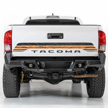 TOYOTA Tacoma Stripe vintage Mappa topografica Adesivi per portellone cofano laterale
 3