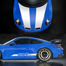 Porsche SSR GT Carrera Stripes - adesivo per decalcomanie laterale e cofano
 2