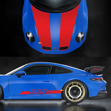 Porsche SSR GT Carrera Stripes - adesivo per decalcomanie laterale e cofano
 3