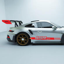 Porsche 911 Carrera RSR Stripes laterale Adesivo
 3