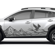 Stripes Stripes Gradiente Decal in vinile - Adesivo grafico sportivo Fit Suba Outback
 3