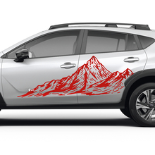 Porte laterali montagne paesaggistica Decal in vinile - adesivo grafico universale Suba
 2