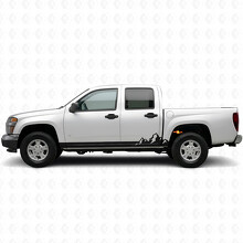 Strisce Adesive a Vinile a Montagne per Porta e Minigonne per Chevrolet Colorado 1ª Gen 2004-2012_2