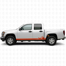 Strisce Adesive a Vinile a Montagne per Porta e Minigonne per Chevrolet Colorado 1ª Gen 2004-2012_4