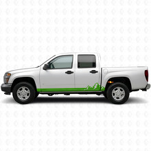 Strisce Adesive a Vinile a Montagne per Porta e Minigonne per Chevrolet Colorado 1ª Gen 2004-2012_6