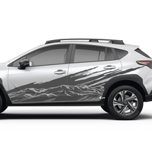 Porte laterali Montagne del paesaggio SPLASH VINYL DECAL - Suba universale adesivo grafico
 3