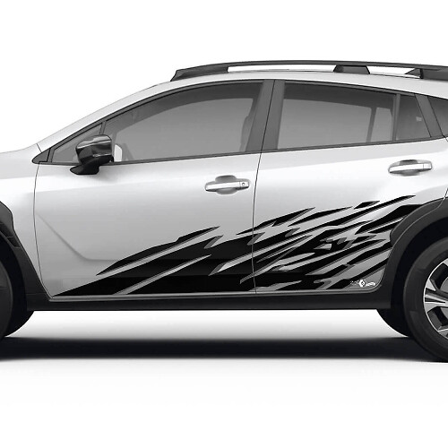 Kit adesivi vinile laterali paraspruzzi per porte Subaru Crosstrek