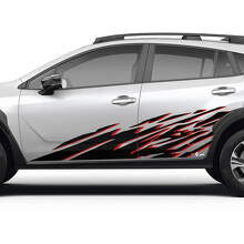 Kit adesivi vinile laterali paraspruzzi per porte Subaru Crosstrek_2