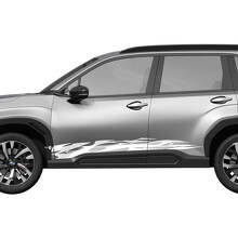 Stripes a bilanciere laterale Decal in vinile - adesivo grafico universale Suba Forester
 2