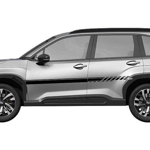 Stripes laterali Stripes Decal in vinile - adesivo grafico universale Suba Forester
