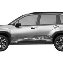 Pannello di bilanciere a porte laterali Decal di vinile tribale - adesivo grafico universale Suba Forester
 2