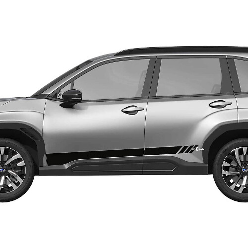 Kit di Decalcomanie in Vinile a Strisce Decorate con Strobo per Porta Subaru Forester