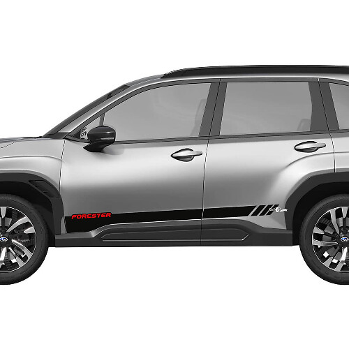 Panno laterali Stripes a strisce in vinile Decal - adesivo grafico universale Suba Forester
