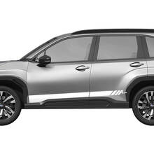 Kit di Decalcomanie in Vinile a Strisce Decorate con Strobo per Porta Subaru Forester_2