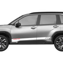 Panno laterali Stripes a strisce in vinile Decal - adesivo grafico universale Suba Forester
 2