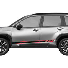 Strisce Adesive in Vinile per Modanature Laterali delle Porte 4 Pezzi per Subaru 2