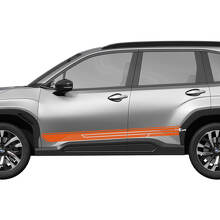 Adesivo in Vinile Grafico a Strisce da Corsa per Parafango delle Porte Laterali 2 per Subaru 3