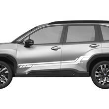 Adesivo Grafico in Vinile a Strisce da Corsa per Battitacco Porte Laterali 3 per Subaru 2