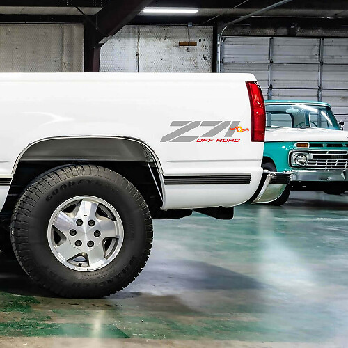 Adesivi Z71 Off Road per fiancate, Coppia per Chevrolet Silverado GMC Sierra_1