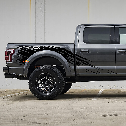 Adesivo grafico laterale per parafango adatto a Ford F150 Raptor Roush Package 2
