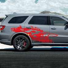 Kit adesivo laterale in vinile R/T proteggi fango per Dodge Durango_2