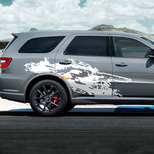 Kit adesivo laterale in vinile R/T proteggi fango per Dodge Durango_3