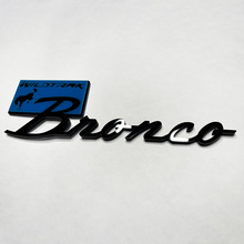 BRONCO Wildtrak Fender Badges Emblema del portellone del portellone 3D BADGE VS BLU
 4