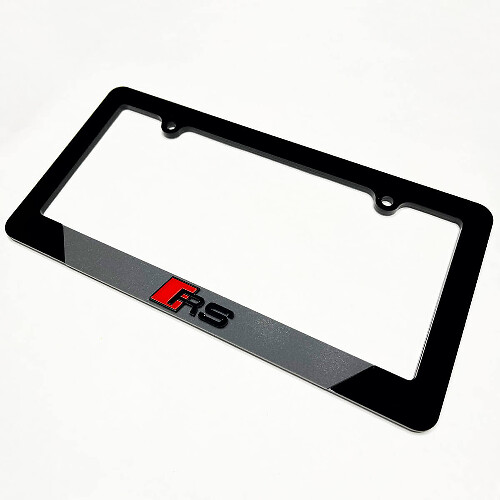 Cornice per targa in acrilico stile RS per Audi RS_1