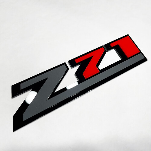 Z71 Fender Tailgate Badge Emblem per Chevy Chevrolet Z71
 1