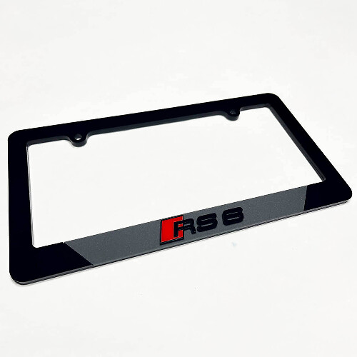 Cornice per targa in acrilico stile RS6 per Audi RS6