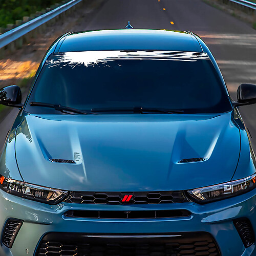 Adesivo per decalcomanie Banner Banner del parabrezza Blot - Grafica in vinile personalizzata adatta a Dodge Hornet
