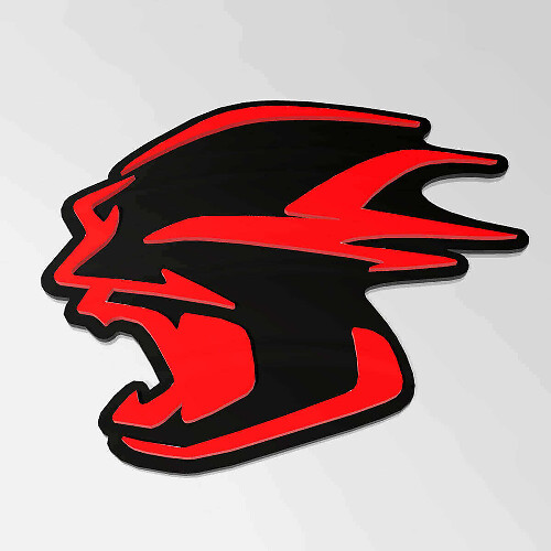 Emblema distintivo Banshee 3D personalizzato per Dodge Charger Daytona