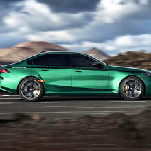 Kit Adesivi Vinile Strisce Laterali Stile M Performance per BMW Serie 5 G60 M5 G90_2