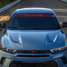 Adesivo per decalcomanie Banner Honeycomb del parabrezza - Grafica in vinile personalizzata adatta a Dodge Hornet
 3