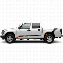 Strisce in Vinile Accentuate per Portiera e Fianco del Cassone per Chevrolet Colorado 1ª Generazione 2004-2012_2
