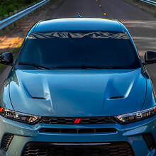 Montagne parabrezza Banner Decal Adesivo - Grafica in vinile personalizzata adatta a Dodge Hornet
 2
