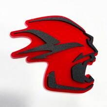 Banshee Custom 3D Badge Fender Badges Emblema Front Grille Badge Fit Dodge Charger Daytona Srt 2
 3