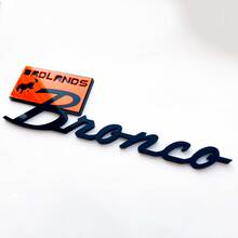 BRONCO BADLANDS BADGI FENDER EMBLEGGIO EMBLICO 3D BADGE NERO VS BLU 1
 2