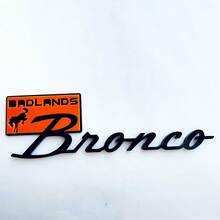 BRONCO BADLANDS BADGI FENDER EMBLEGGIO EMBLICO 3D BADGE NERO VS BLU 1
 5