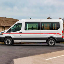Decalcomanie a strisce laterali in vinile Ford Transit
 3