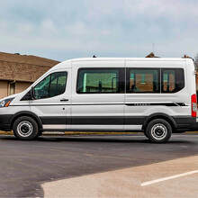Adesivi in vinile a strisce laterali per Transit Letter 2 per Ford Transit 2