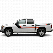 Strisce in vinile superiori ad arco per porta e fiancata per Chevrolet Colorado 1ª generazione 2004-2012_2