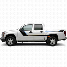 Strisce in vinile superiori ad arco per porta e fiancata per Chevrolet Colorado 1ª generazione 2004-2012_3