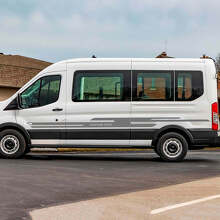 Testo Ford Transit Testo personalizzato Striple laterali in vinile
 2