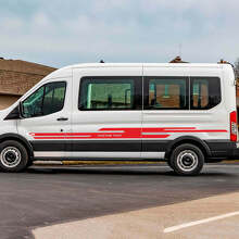 Testo Ford Transit Testo personalizzato Striple laterali in vinile
 3