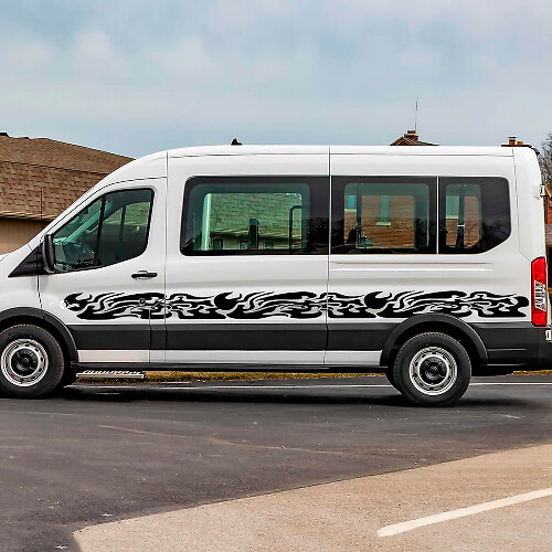 Ford Transit Graphics Vinil Stripes Decals Adesivi
