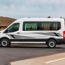 Ford Transit Racing Tribal Graphics Vinil Side Stripes Decals Adesivi 2
 2