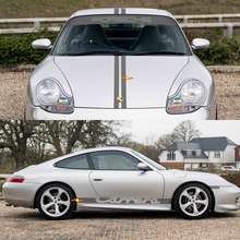 Porsche 911 Carrera Stripes Kit di adesivi per decalcomanie laterale con cappuccio retrò
 2